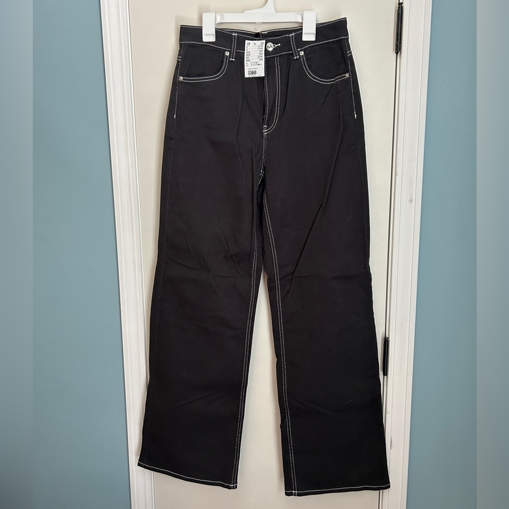 Wide leg jeans
